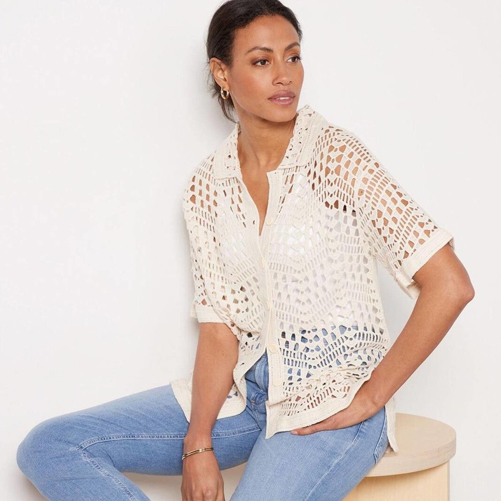 Evereve Molly Crochet Cardigan